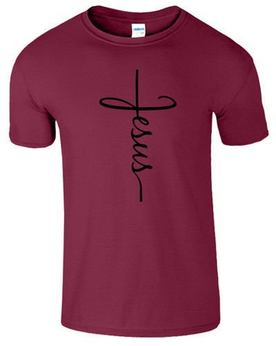 Camiseta Jesús Cruz Hombres Cristiana Religiosa Biblia Fe Cristo Iglesia Regalo Camiseta - Imagen 12 de 41