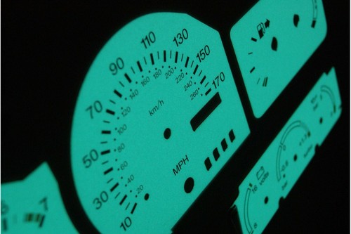 Ford Escort RS Cosworth INDIGLO plasma dials, replacement glow gauges glow gauge - Bild 8 von 8