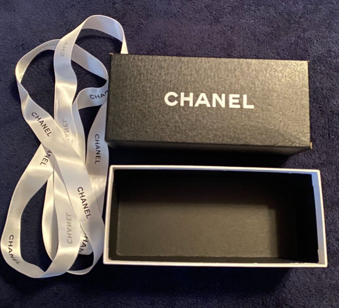 CHANEL Luxottica EMPTY Eyeglass or Sunglass Box With Ribbon