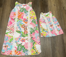 Lilly Pulitzer Target 20th Anniv Nosey Posey Matching Dress Set Womens 2/12M