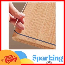 Elegant 23.6 x 55 Inch Clear Plastic Table Protector Scratch Heat Resistant