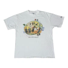 Vintage 90s IBM T Shirt Mens XLarge Global Services Art Computer Tech Tee RARE