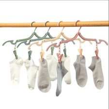 Folding Clothes Hanger Multifunctional Plastic Drying Clothes Rack Outdoor