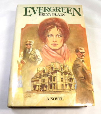 Evergreen Belva Plain 1978 First Edition Historical Family Saga Delacorte