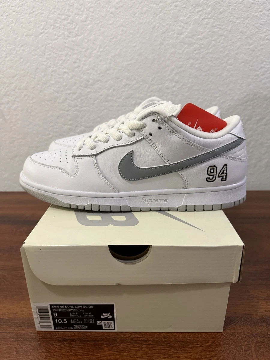 Nike Dunk Supreme Low Silver for Sale | Authenticity Guaranteed | eBay