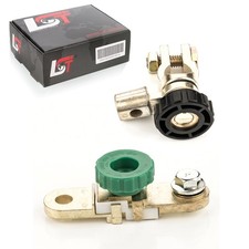 2x Batterie Isolator Trennschalter mit Rundknopf gr&uuml;n schwarz f&uuml;r VOLVO