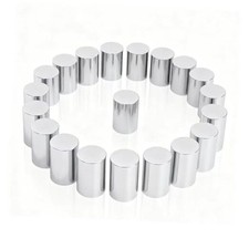 PCS 90mm Height 33mm Chrome ABS Plastic Cylindrical Screw on Lug Nut Covers 20