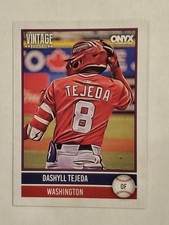 DASHYLL TEJEDA 2026 Onyx Vintage BASE CARD #OVDATE Nationals