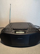 Sony CFD-S70 Boombox CD Cassette Player AM/FM Radio Adapter FULLY TESTED WORKS
