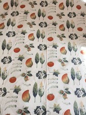 Vintage Swedish designer fabric "Mango" by Ingela Backman for Borås Cotton W59"