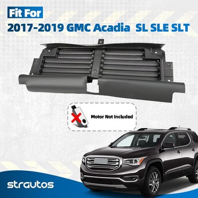 For 2017-2019 Acadia GMC Front Upper Radiator Grille Air Shutter without MOTOR