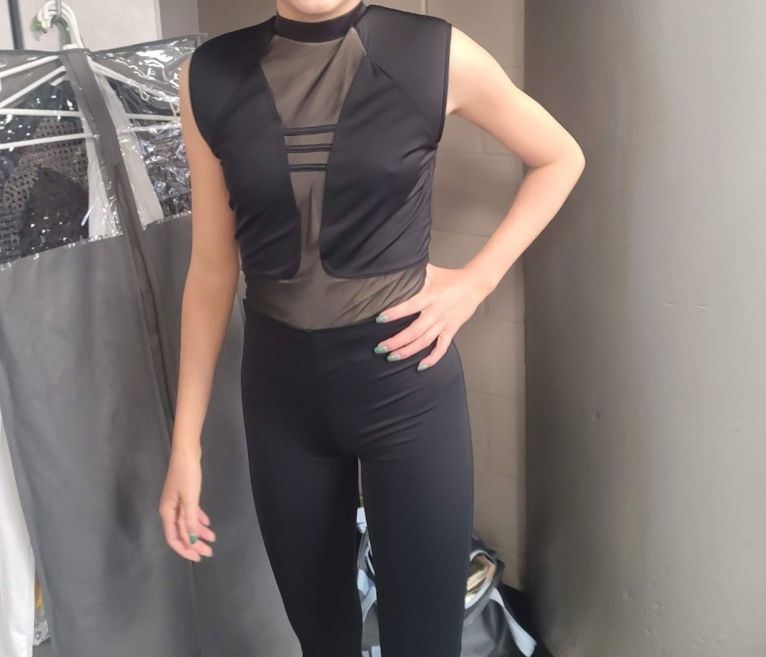 Dance Lyrical, dramatic Unitard black - image 10