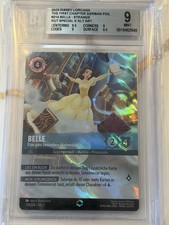 Disney Lorcana Enchanted Belle Strange but Special 214 Enchanted Foil BGS 9