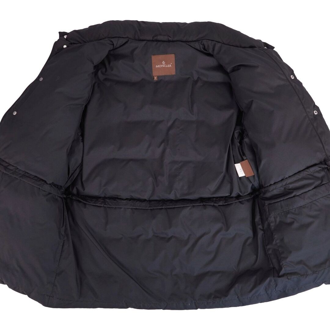 Moncler Brown Tag Coat Down Half Length Plain Outerwear Men's 2 Used MOLO-0 thumbnail 5