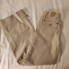 NWT Kid's Old Navy Size 10 Khaki Adjustable Waist Straight Leg Pants