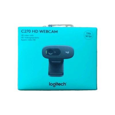 Logitech C270 HD Webcam   720p 30 fps, Mikrofon mit Rauschunterdrückung Neu OVP