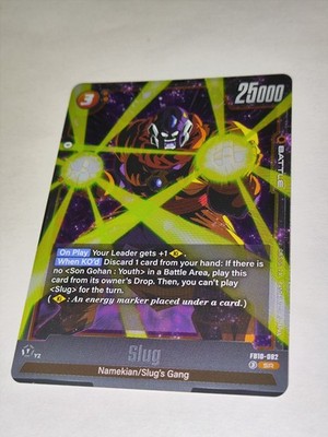 Slug FB10-082 SR Dragon Ball Super Fusion World Cross Force Englisch NM