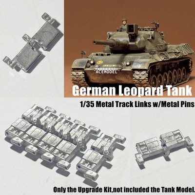 1/35 German Leopard 1 Tank Metal Tracks Upgrade Set Fits Tamiya/Dragon/Italeri