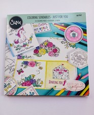 Sizzix - Coloring Sendables - Just For You - Cut-Out Cards - 661947 - New