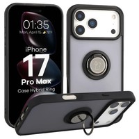 HandyhüLle Mit Fingergriff FüR Iphone 17 Pro Max Bizon Case Cover GetöNt/Schwarz