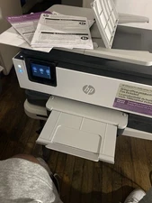HP OfficeJet Pro 8135e All-in-One Printer Fax Scanner Copier Used Once Tested