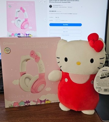 Razer Kraken BT Hello Kitty and Friends Edition Wireless Bluetooth 5 V1 & Plush