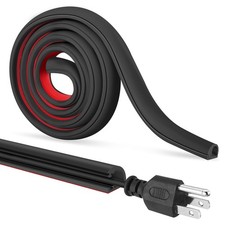 Self-Adhesive Cable Hider,Flexible Wire Cover Cable Raceway for Wires, Wall M...