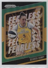 2024 Panini Prizm WNBA Fearless Green Prizm Dearica Hamby #6 1c49