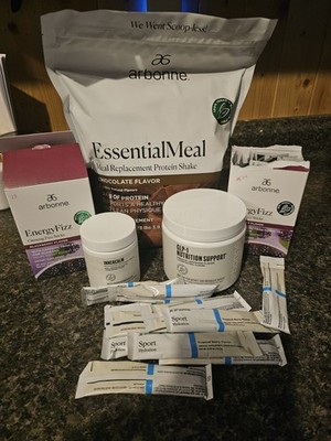 Arbonne Nutrition LOT Fizz Protein Nutrition Support Hydration Innercalm NEW