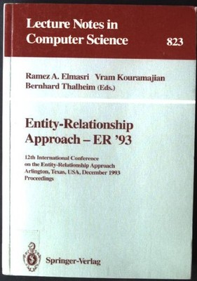 Entity-Relationship Approach - ER '93 Lecture Notes in Computer Science 823 Thal