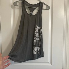 Ladies Reebok Gray Dry fit racer back Tank To...