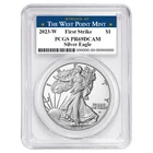 2023-W $1 1-oz Proof American Silver Eagle PCGS PR69DCAM FS West Point Label
