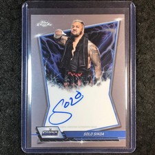 2026 Topps Chrome WWE SOLO SIKOA Blue Brand Auto Base #BBA-SOL