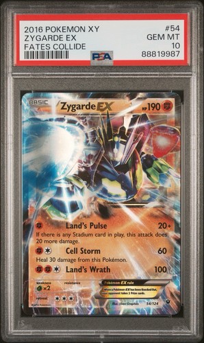 Zygarde-EX graded PSA 10 for sale on eBay