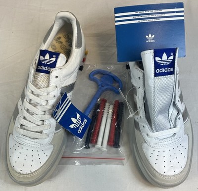 adidas Grand Slam (2002) 676299 | Sz 9.5M | White/Silver | OG Box + Heel Plug
