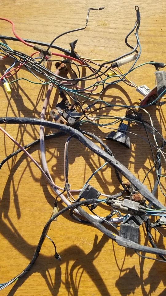 Arnés de cableado tablero y motor aire acondicionado viento eléctrico Pontiac Grand Prix Bonneville 1963 Foto 3 de 4