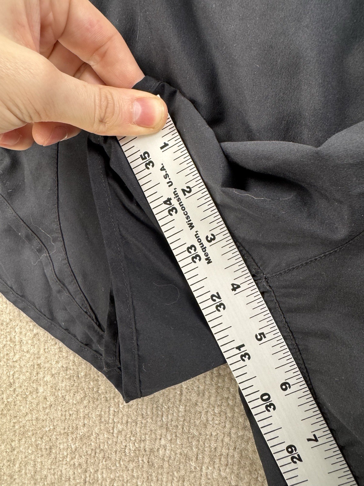 Women's Nike Running Shorts Black Dri-Fit Size XL thumbnail 6