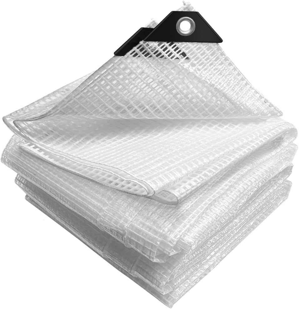 VOUNOT Tarpaulin Waterproof Heavy Duty Reinforced Multipurpose Tarp Sheet