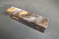 STABILIZED MAPLE BURL TURNING BLANK  1.5" x 1.5" x 7"  CUES CALLS SCALES  