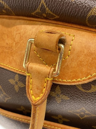 LOUIS VUITTON Handbag 2 Bowling Vanity Deauville Monogram Canvas PVC BRW Used - Picture 9 of 9
