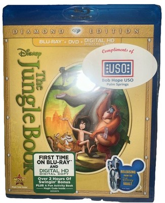 The Jungle Book (Blu-ray/DVD, 2014, 2-Disc Set, Diamond Edition)
