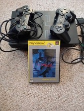 Sony PlayStation 2 PS2 Fat SCPH-10000 2 Controllers  Game
