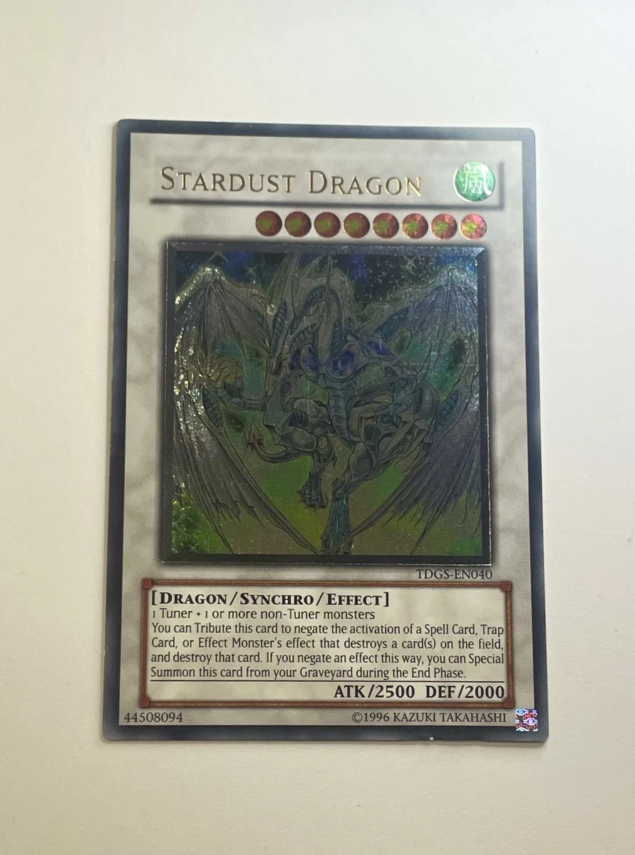 2008 スターダストドラゴン TDGS-ULTIMATE-RARE Stardust Dragon Yu-Gi-Oh! TCG Ultimate Rare Individual Collectible