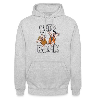 The Flintstones Fred Und Barney Let's Rock Unisex Hoodie