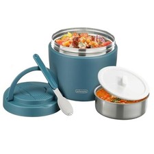 Thermo Food Jar for Hot Food Adults 32OZ Soup Thermo Lunch Containers Lake Blue