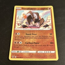 Reverse Holo Terrakion 092/185 Rare Vivid Voltage Pokemon TCG MP