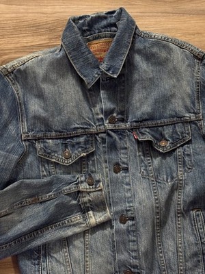 Levi's 70589 Denim Blue Jean Jacket Men's Medium Trucker Biker Western