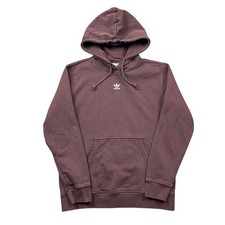 Adidas Original Essential Trefoil Logo Hoodie Maroon Burgundy Women Small Casual