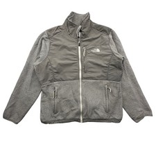 The North Face Denali Gray Fleece Full Zip Jacket Womens Large ANLP