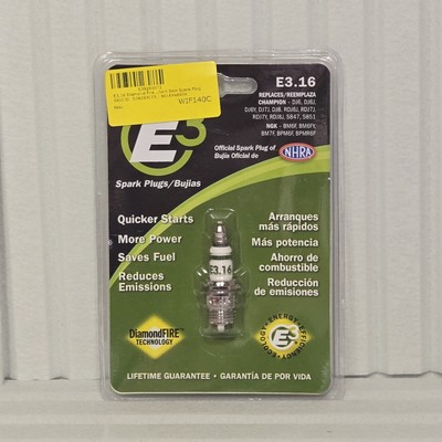 E3 Diamond FIRE E3.16 Spark Plugs For 2-Cycle & 4-Cycle Small Engines 14 mm